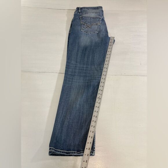 BKE Tyler Jeans Men's 36X30 Blue Denim Relaxed Fit Straight Leg  Distress Casual - Picture 11 of 12